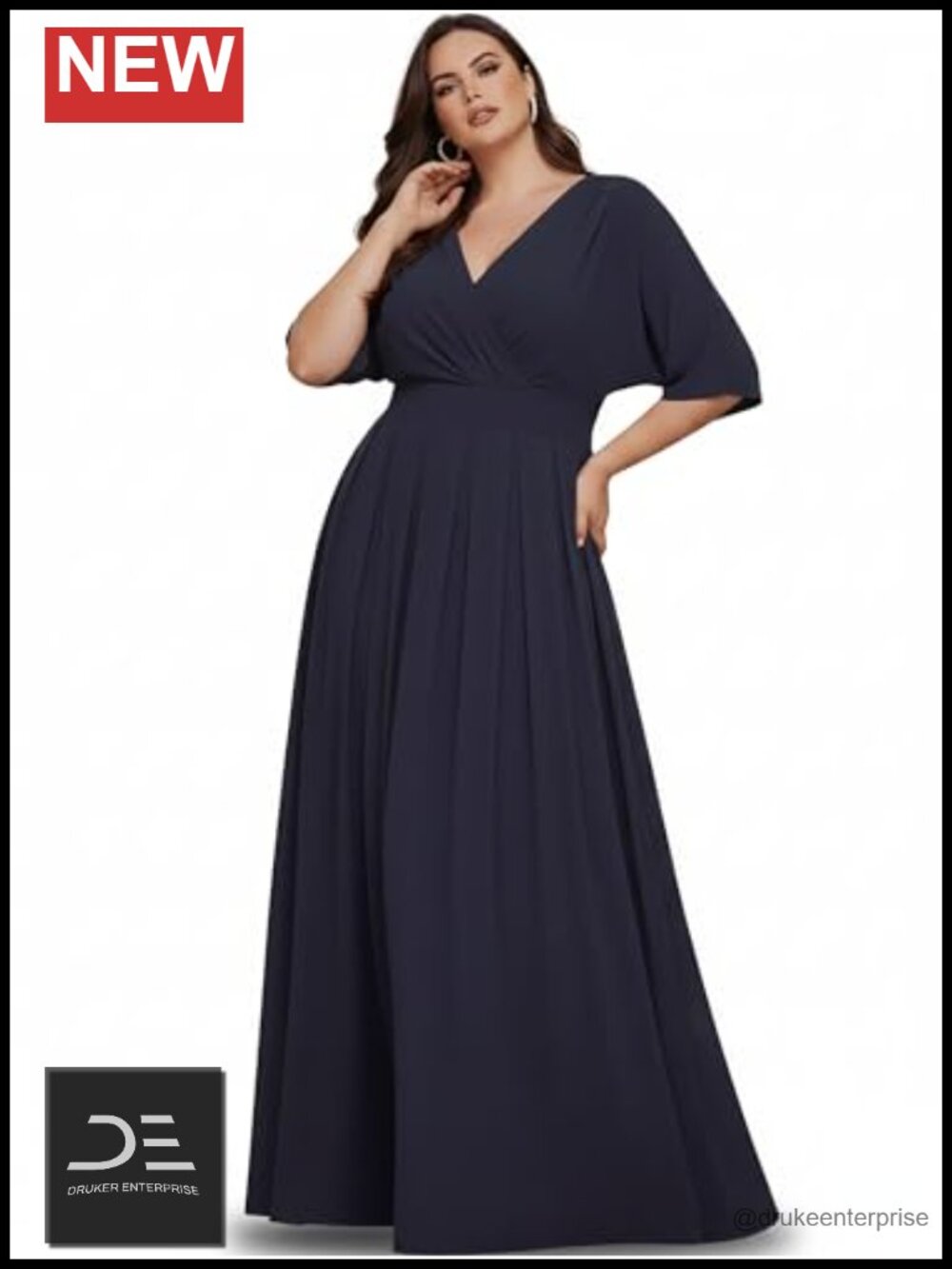 Sleeveless Halter Bridesmaid Wedding Guest Maxi Dress Plus Size